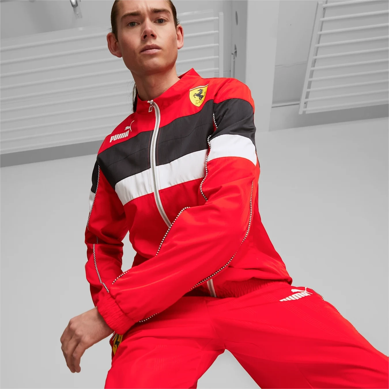 Puma 538157 02 Mens Red Ferrari Race SDS Jacket
