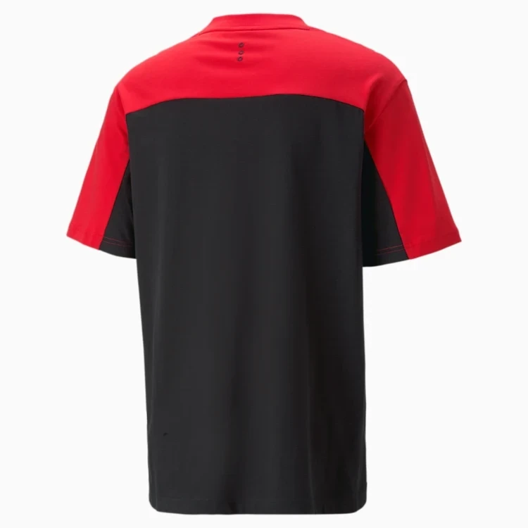 Puma 538149 01 Mens Black & Red Ferrari Race Statement T-Shirt