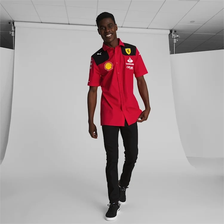 Puma 763416 01 Mens Red Ferrari Shirt