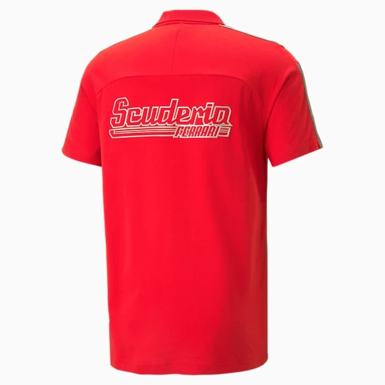 Puma 538207 02 Mens Red Ferrari Race MT7 MC Polo