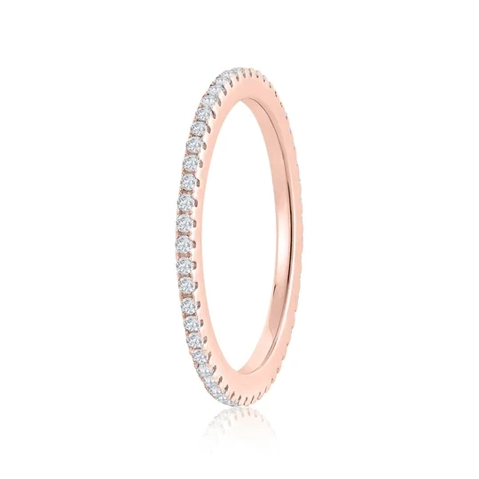 Miss Mimi 02-142494 Full Eternity Single Row CZ Stackable Ring
