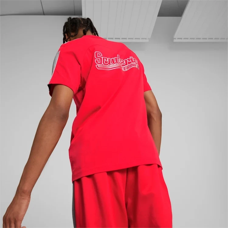 Puma 538207 02 Mens Red Ferrari Race MT7 MC Polo