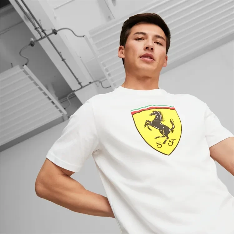 Puma 538175 Mens Ferrari Race T-Shirt with Big Logo