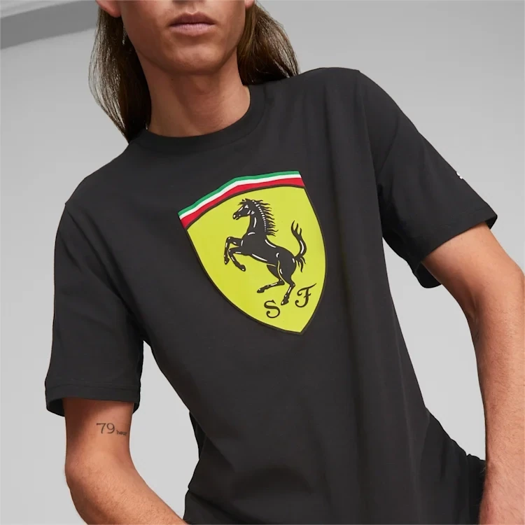 Puma 538175 Mens Ferrari Race T-Shirt with Big Logo