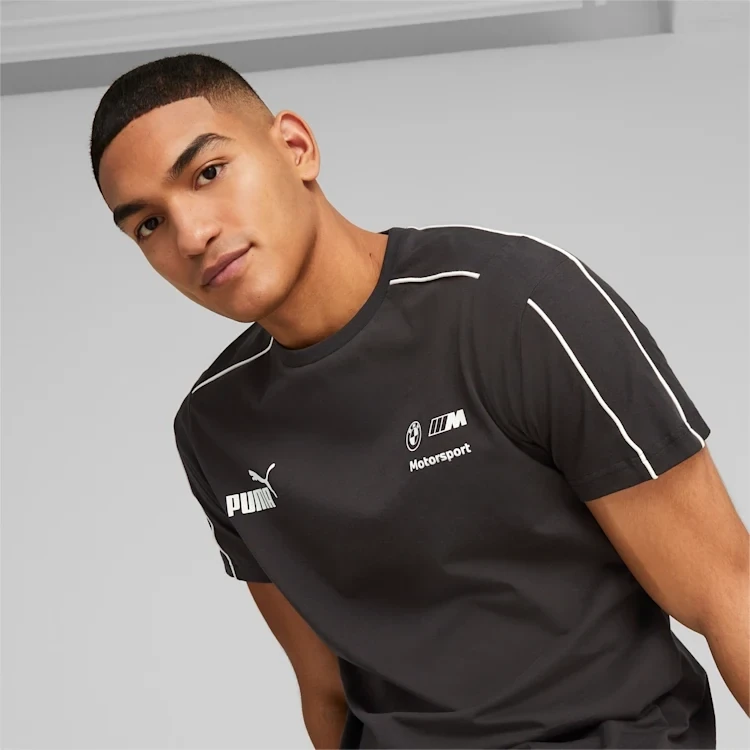 Puma 538119 01 Mens Black BMW MMS MT7 T-Shirt Puma 538119 01 Mens Black BMW MMS MT7 T-Shirt
