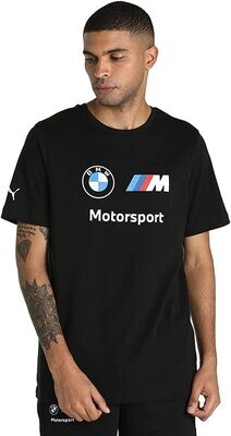 Puma 536246 Men's SS BMW MMS ESS Logo T-Shirt /PUMA BLACK