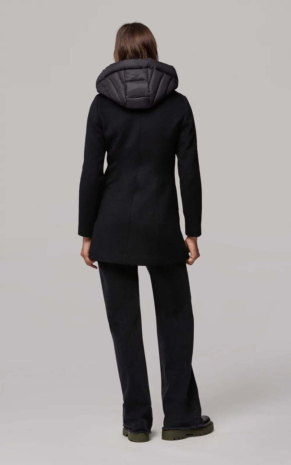 Soia and kyo hooded wool coat discount