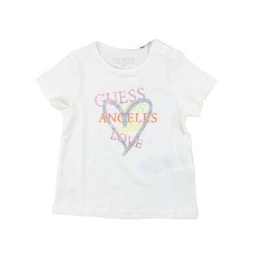 Guess K2RI00K6YW1 Girl’s Short Sleeve T-Shirt – Salt White