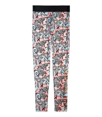 Guess J1BB02MC01P Girl’s Microfiber Legging – Butterfly Collage Pink Combo