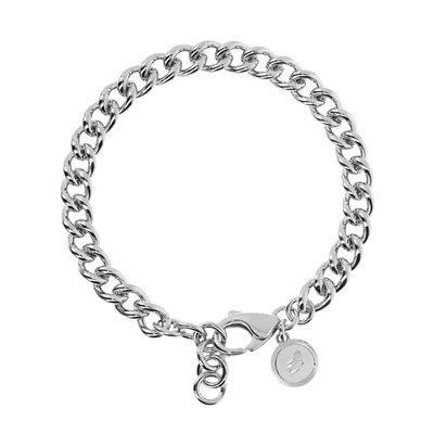 Bronzallure WSBZ00483W.W  White Gold Chain Bracelet