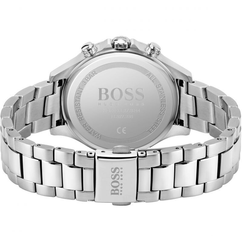 Hugo Boss 1502565 Womens Watch Pink Face and Silver Stainless strap