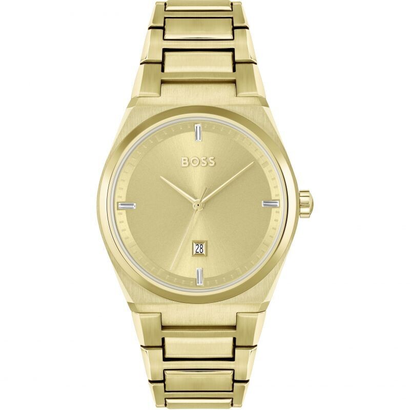 Hugo Boss 1502672 Womens Watch gold Dial and gold stainless steel Strap
