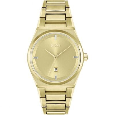 Hugo Boss 1502672 Womens Watch gold Dial and gold stainless steel Strap