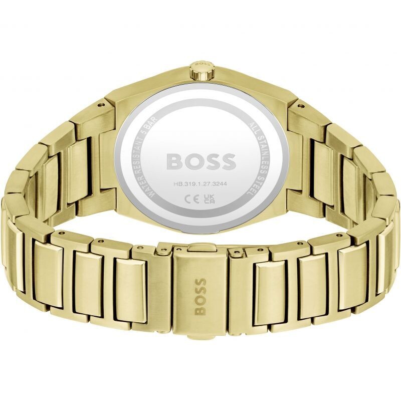 Hugo Boss 1502672 Womens Watch gold Dial and gold stainless steel Strap