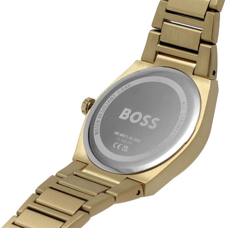 Hugo Boss 1502672 Womens Watch gold Dial and gold stainless steel Strap