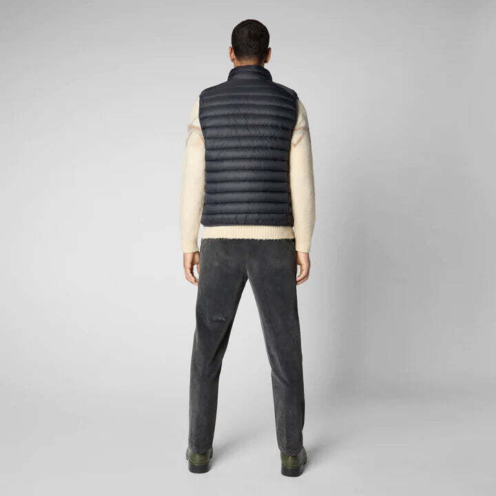 Save The Duck D82410M Men's black puffy vest