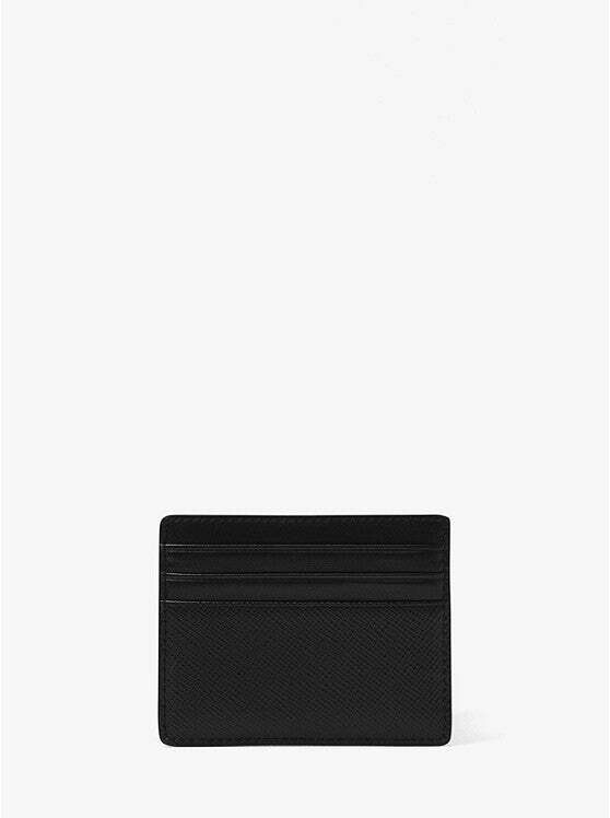 Michael Kors 39F6LHRD2L Men's Henry Tall Card Case – Black