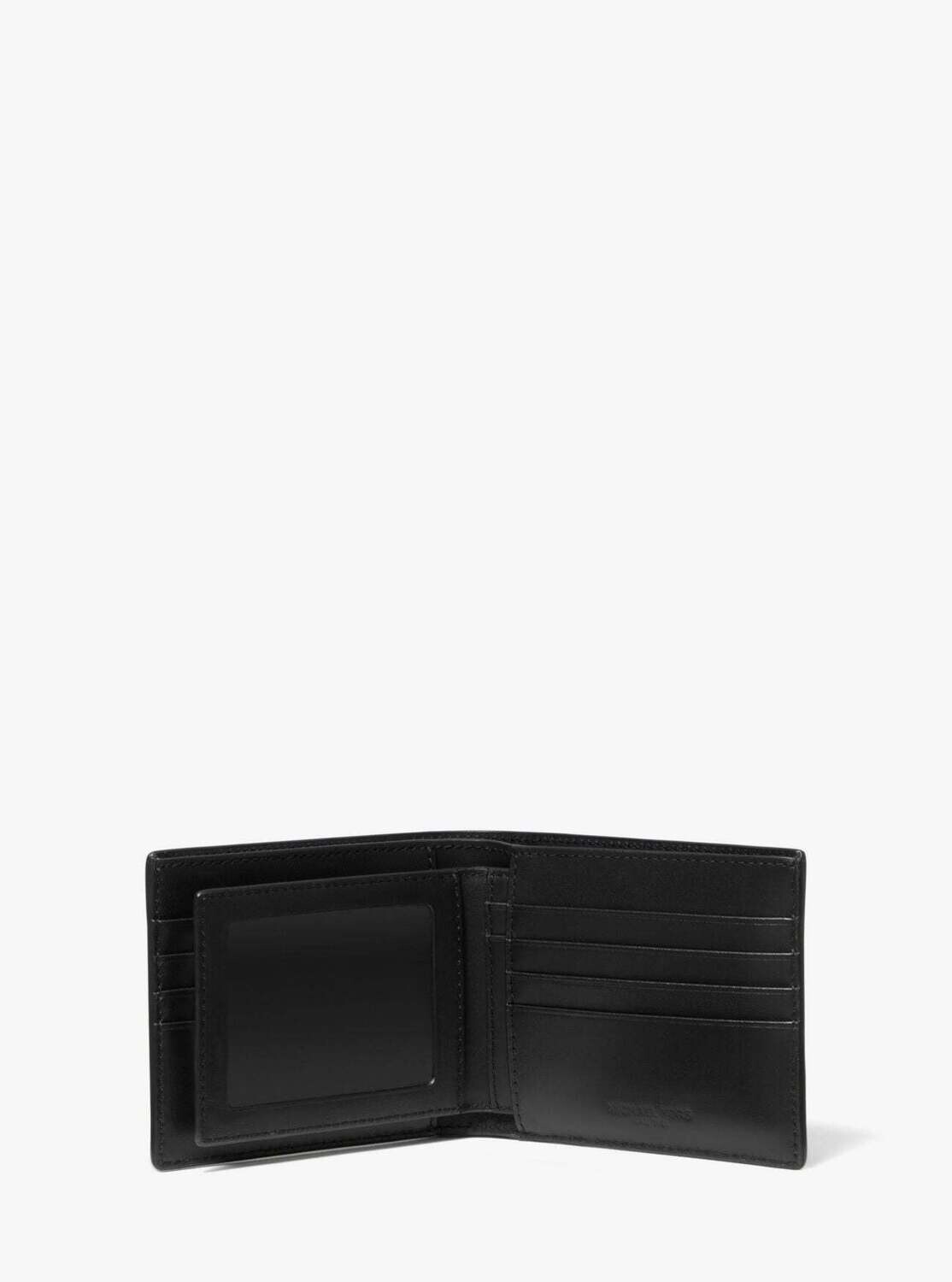 Michael Kors 39F9LGYF2B Men's Greyson Billfold w/ Passcase – Black