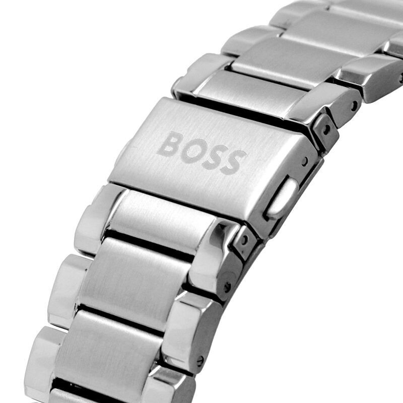 Hugo Boss 1570146 Men's Confidence E Steel Watch & Card Holder Set 2PC/ BLACK (BOX)
