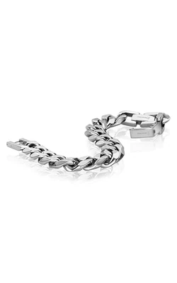 Italgem SMB172 S. Steel 16mm Large Curb Link Bracelet