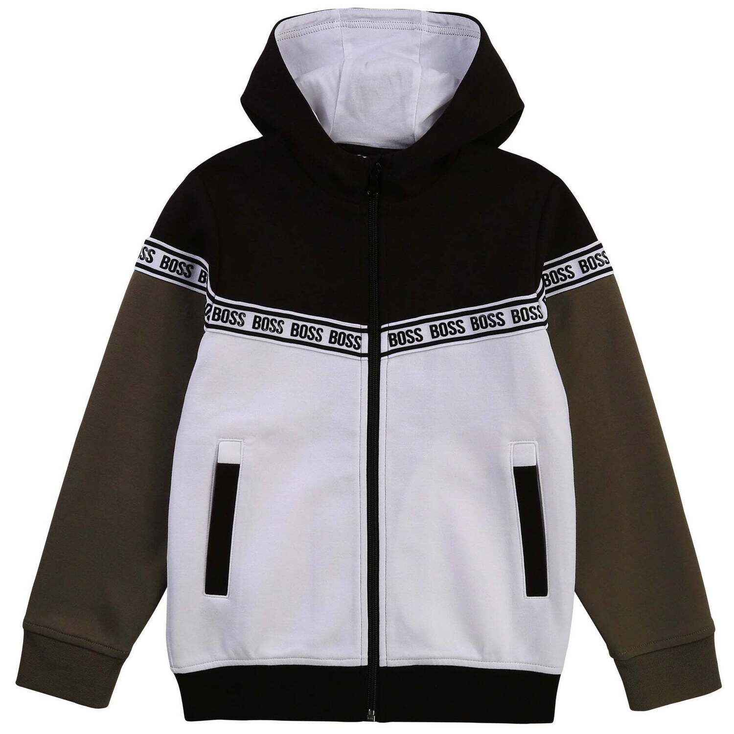 Hugo Boss J25L36 M41 Black White Jacket