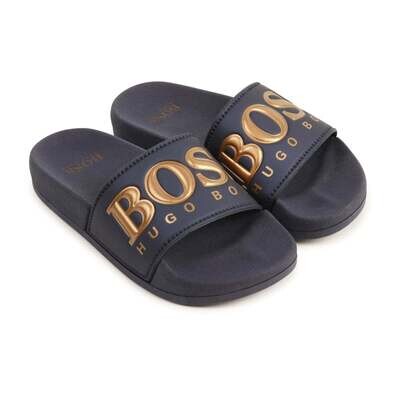 Hugo Boss J29245/849 Boy's Sandals – Navy-Bronze