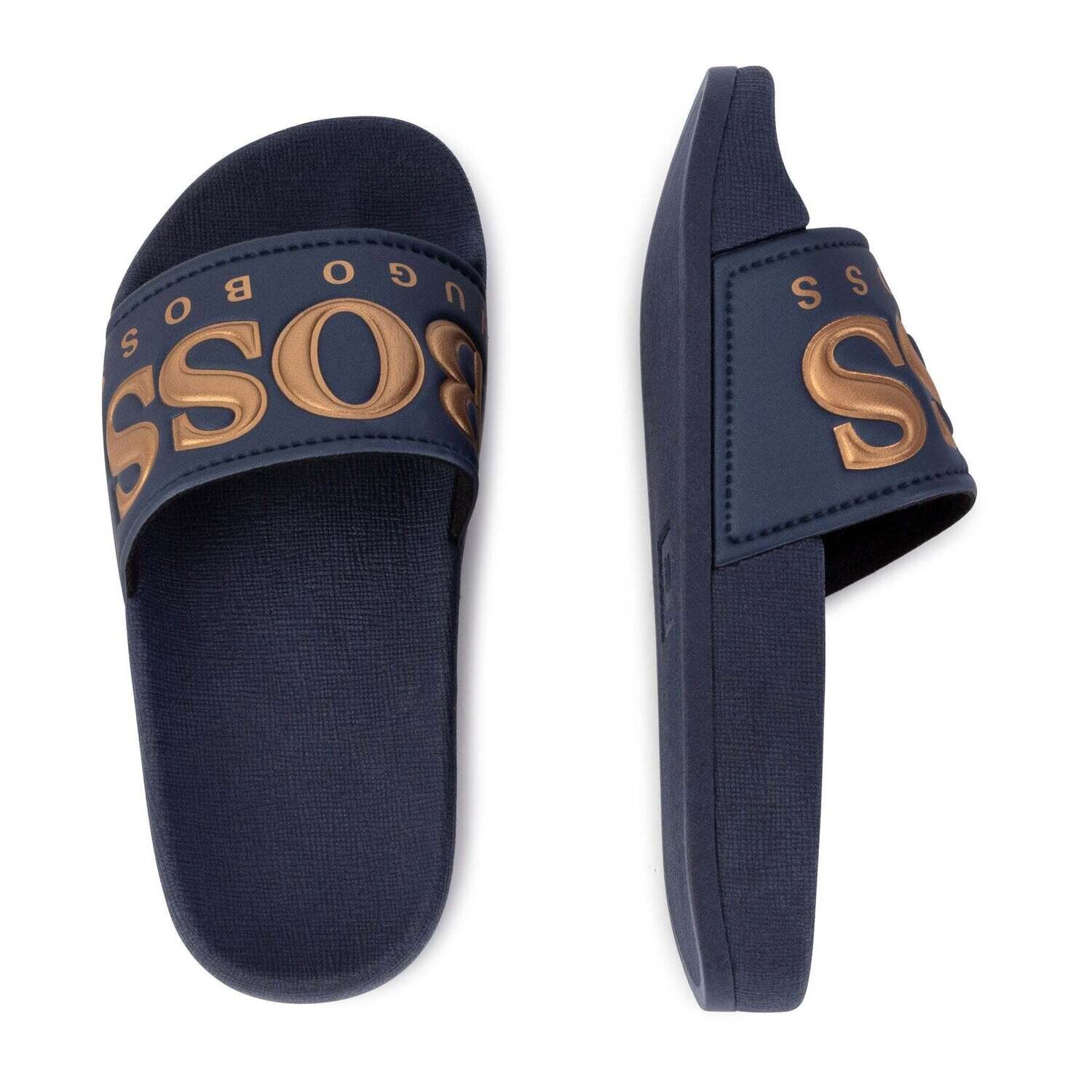 Hugo Boss J29245/849 Boy's Sandals – Navy-Bronze