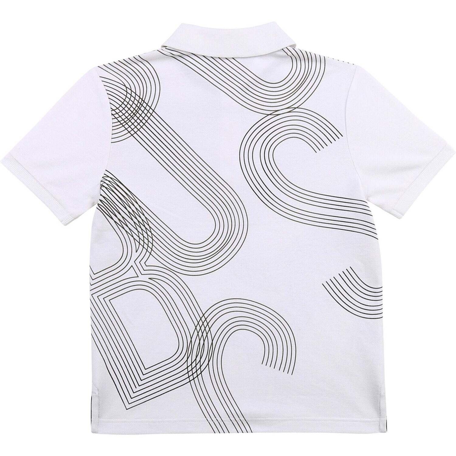 Hugo Boss White Polo J25L17/10B