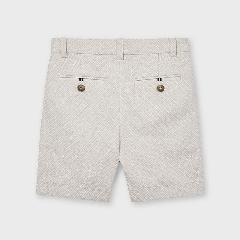 Mayoral 3247 Boy’s Linen Shorts w/ Adjustable Waist – Avena
