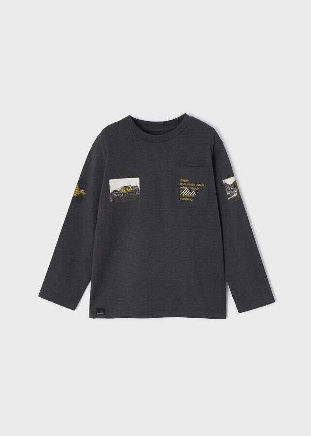 Mayoral 4007 Boy's Long Sleeve "every moutain top is within reach" – Carbono