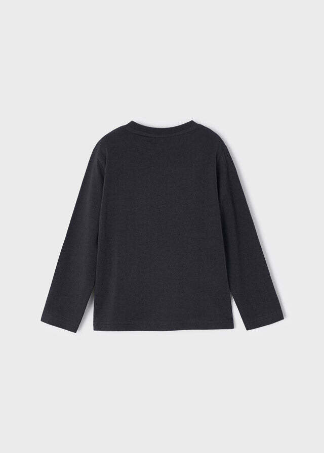 Mayoral 4006 Boy’s Long Sleeve Bear T-Shirt – Carbono