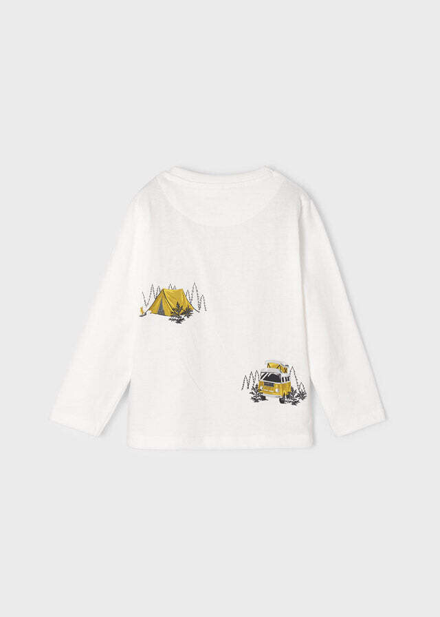 Mayoral 4008 Boy's Long Sleeve Automobile T-Shirt