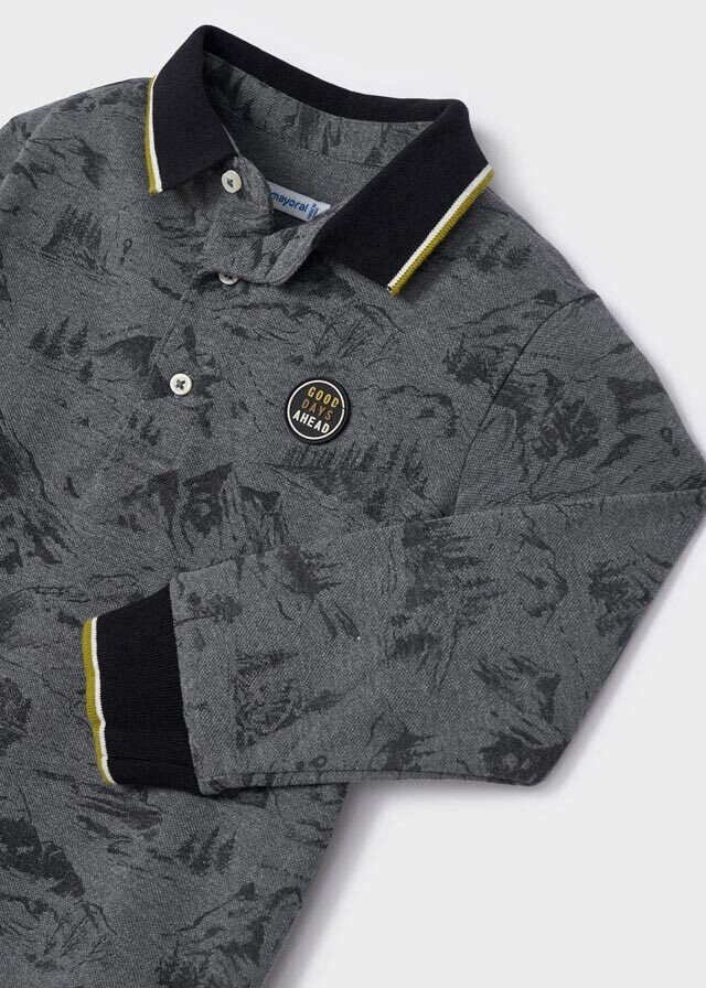 Mayoral 4176 Boy's Long Sleeve Mountain Polo Shirt – Vosil Vigore