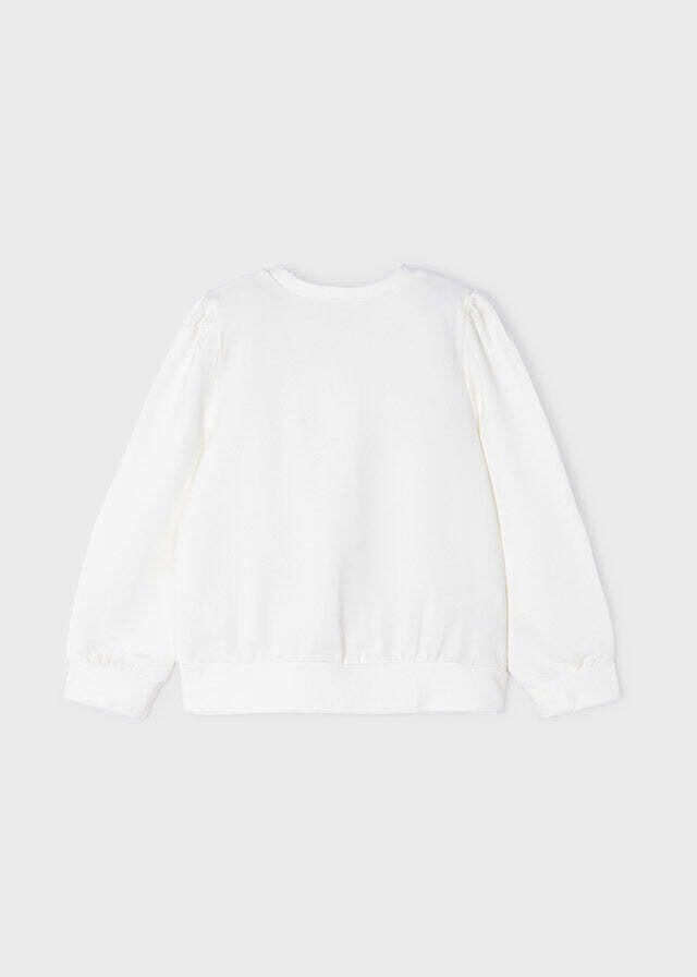 Mayoral 4475 Girl’s Long Sleeve Sequin Polka Dot Pullover Sweater