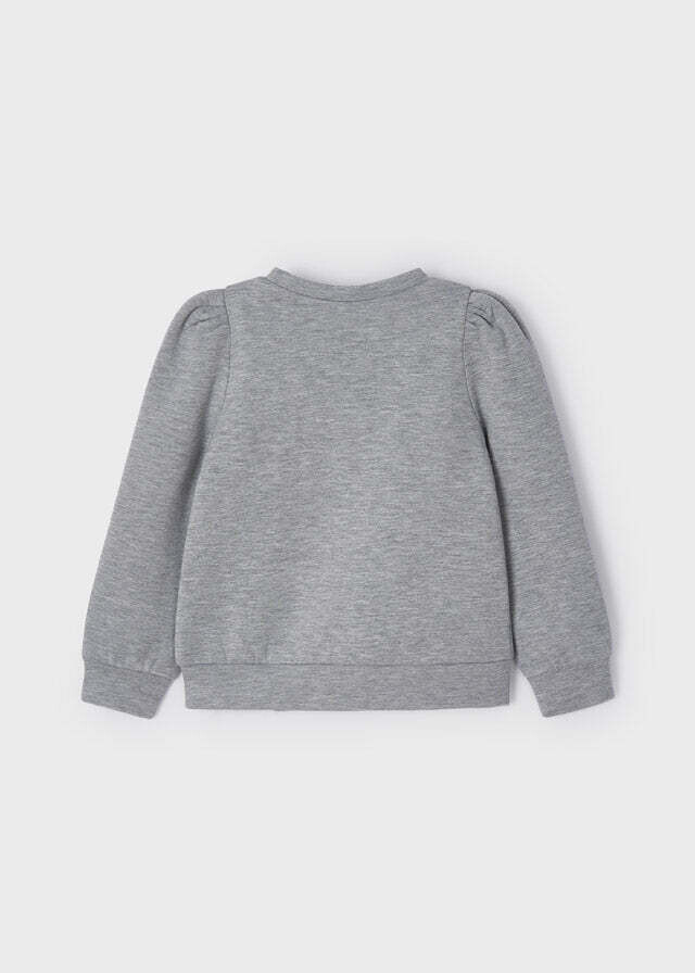 Mayoral 4475 Girl’s Long Sleeve Sequin Polka Dot Pullover Sweater