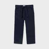 Mayoral Girls navy blue pants with a belt wou can tie up and it’s adjustable from the inside 6540