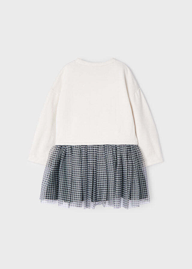 Mayoral 4971 Girl's Gingham Tulle Dress – Garbanzo