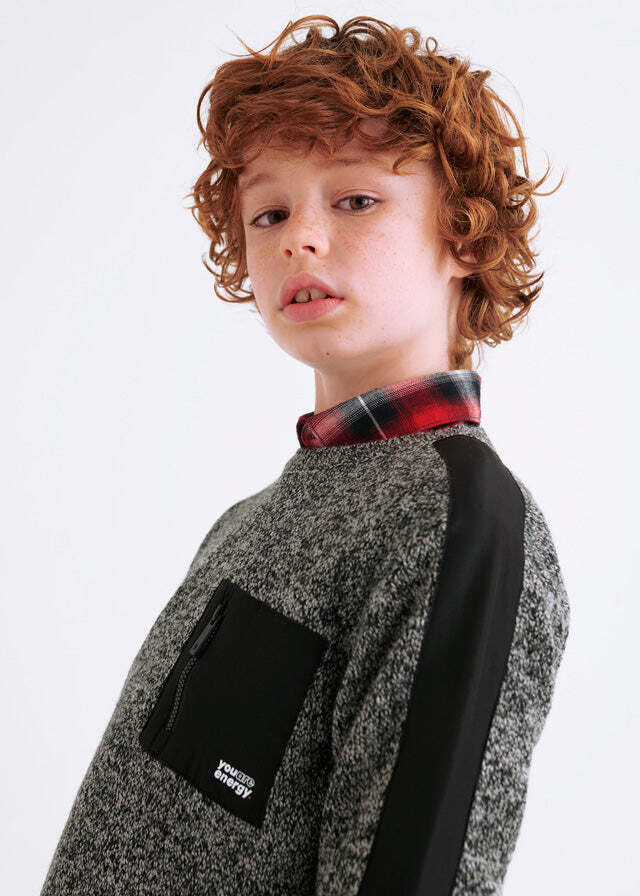 Nukutavake 7366 Boy's Long Sleeve Sweater w/ Pocket – Grava Vigore
