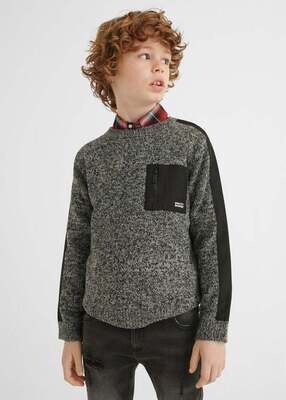 Nukutavake 7366 Boy's LS Sweater w/ Pocket /GRAVA VIGORE