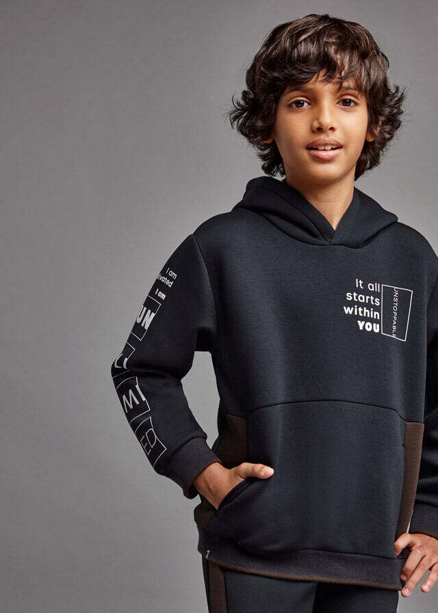 Nukutavake 7452 Boy's Long Sleeve "Unstoppable" Hoodie – Dark Navy