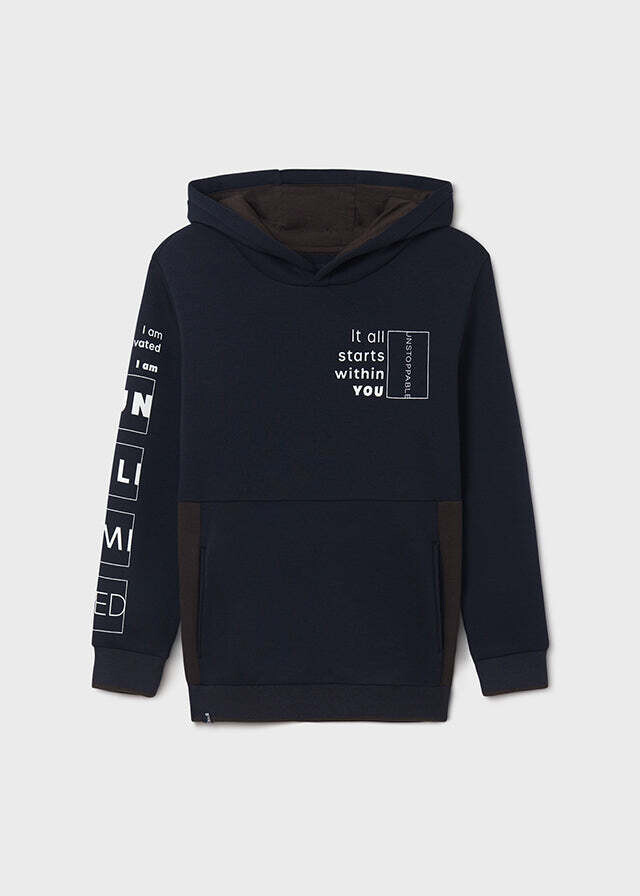 Nukutavake 7452 Boy's Long Sleeve "Unstoppable" Hoodie – Dark Navy