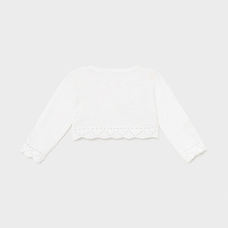 Mayoral 306 Baby Girl’s Bolero – Plata Lure