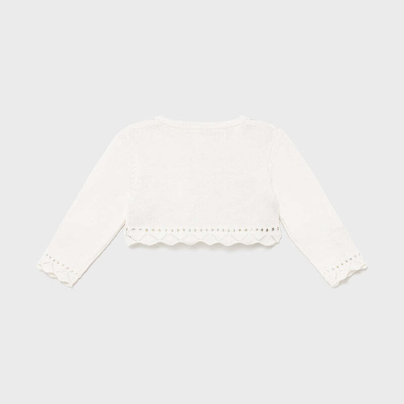 Mayoral 306 Baby Girl’s Bolero – Plata Lure