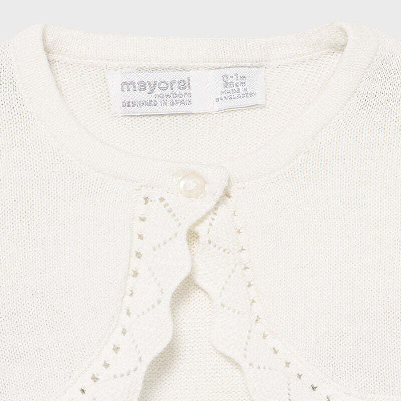 Mayoral 306 Baby Girl’s Bolero – Plata Lure