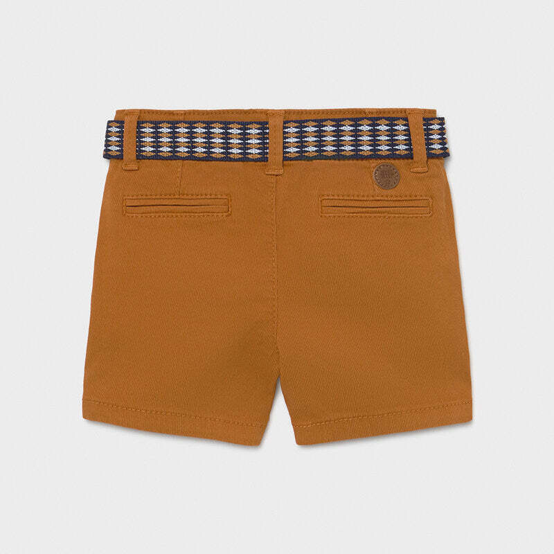 Mayoral 1003 Baby Boy’s T-Shirt Light Blue & Short Brown Set 2PC