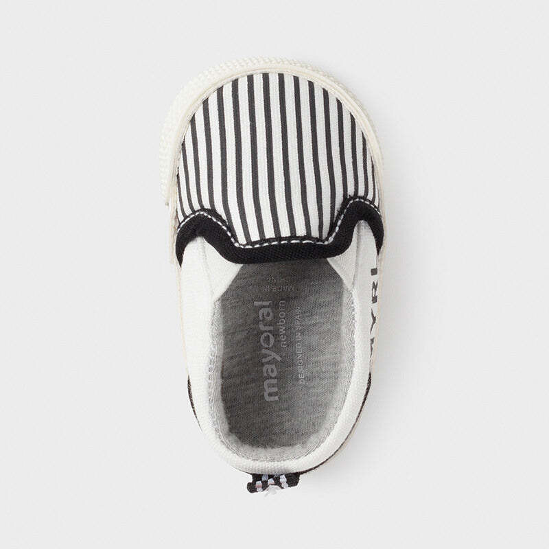 Mayoral 9400 Baby Boy Shoe Black/White Stripe
