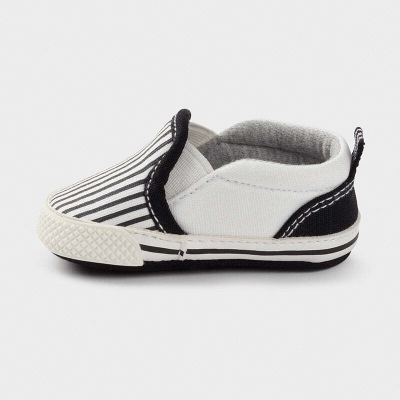 Mayoral 9400 Baby Boy Shoe Black/White Stripe