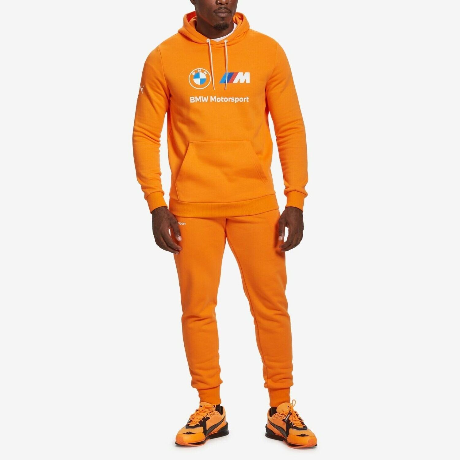 Puma 53225005 Men’s BMW MMS Fleece Hoodie – Vibrant Orange