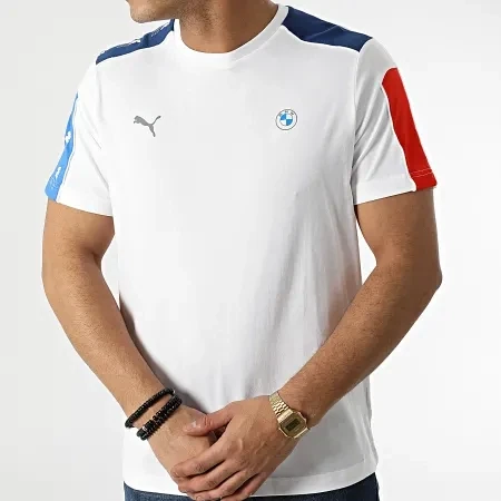 Puma 53336702 Men’s BMW MMS T7 T-Shirt – Puma White
