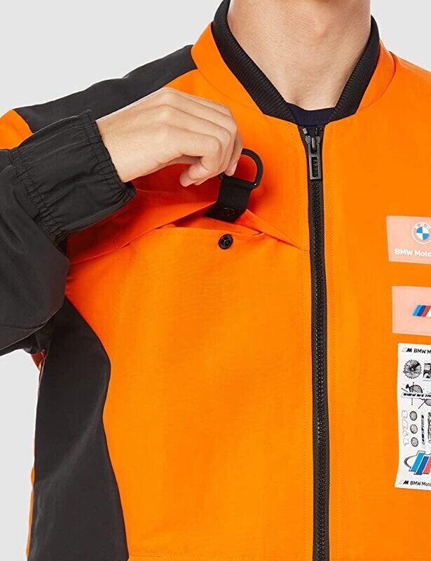 Puma 53112905 Men’s BMW MMS Street Jacket /VIBRANT ORANGE